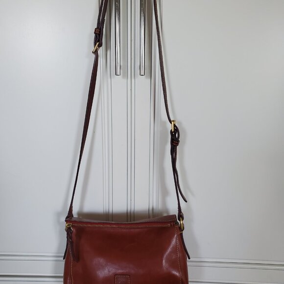 NWOT Dooney and Bourke Laurel Ginger Florentine Crossbody Bag - Picture 15 of 16